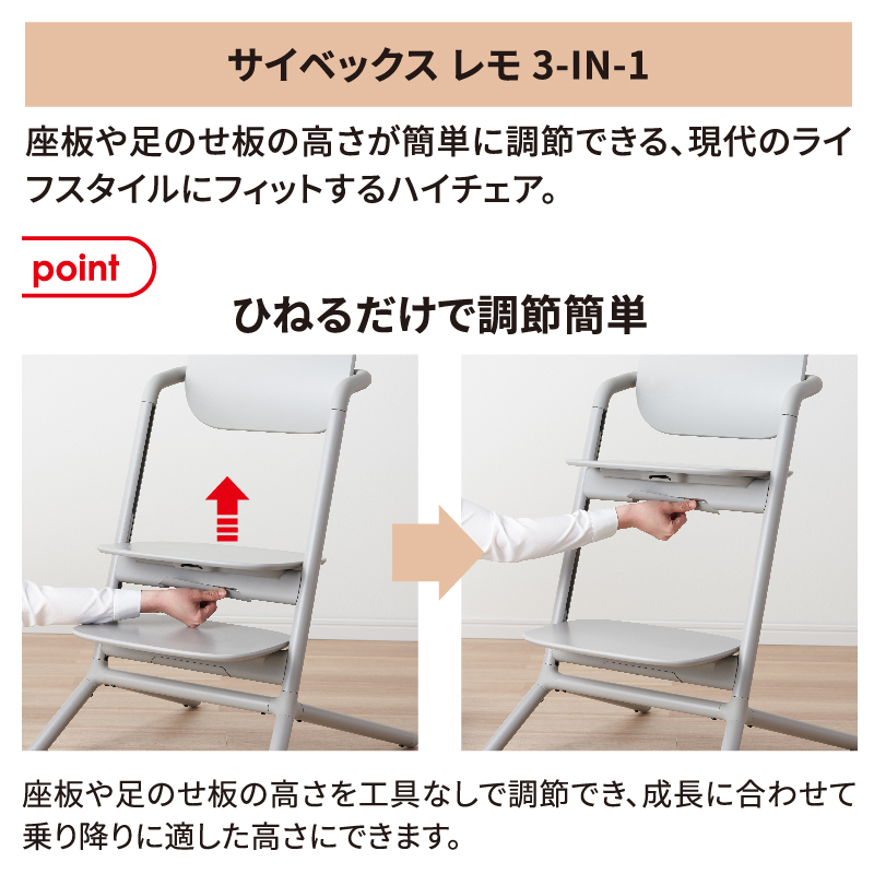 レモ3-IN-1 サンドホワイト2 CYBEX(サイベックス) ホワイト