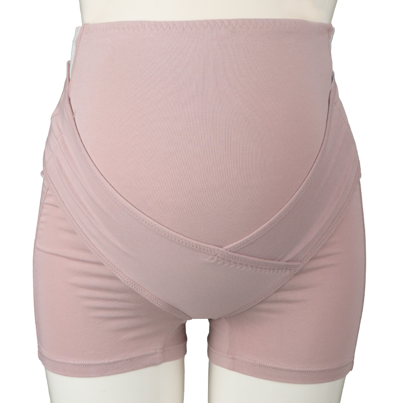 お腹サポート調節妊婦帯パンツ ピンク ピンク M