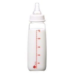 スリムタイプ 哺乳びん (ガラス製) 240ml 240ml