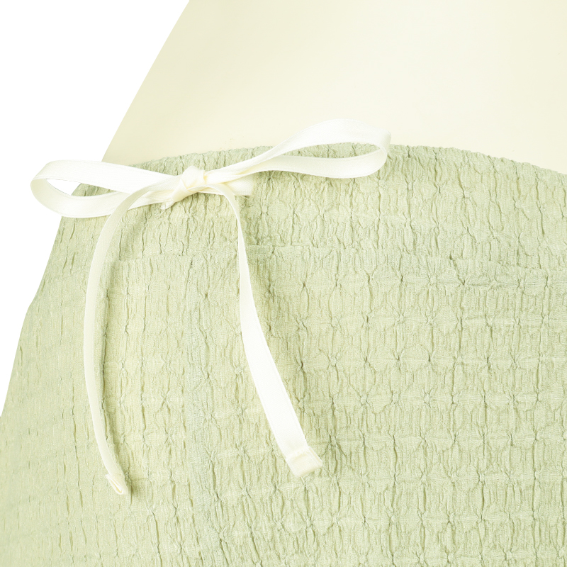 【SALE】ルームパンツ ぽこぽこ素材 グリーン グリーン M