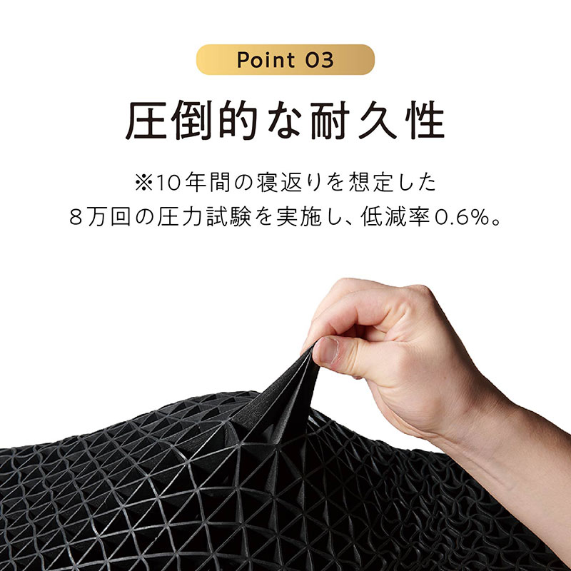 ヒツジのいらない枕 極柔 ブラック