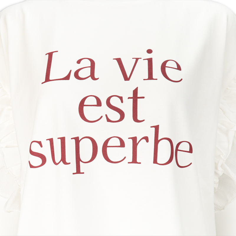 再値下!!【SALE】半袖ロゴプリントTシャツ オフホワイト オフホワイト M