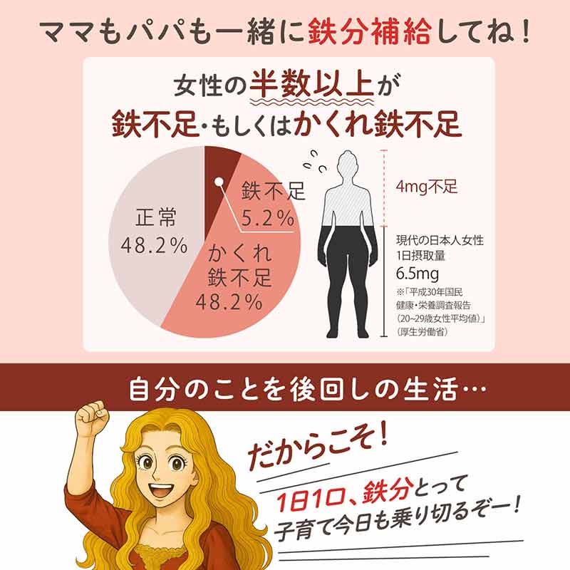 はぐくみ太郎 鉄分きなこ 胃にやさしいサンアクティブFe