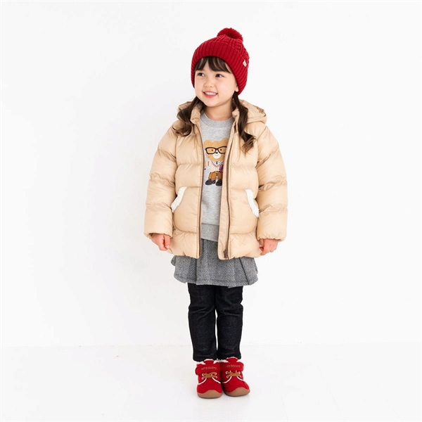 再値下!!【SALE】「ユニセックス」ジャンパー　ベージュ　[ミキハウス　ホットビスケッツ] ベージュ 80cm