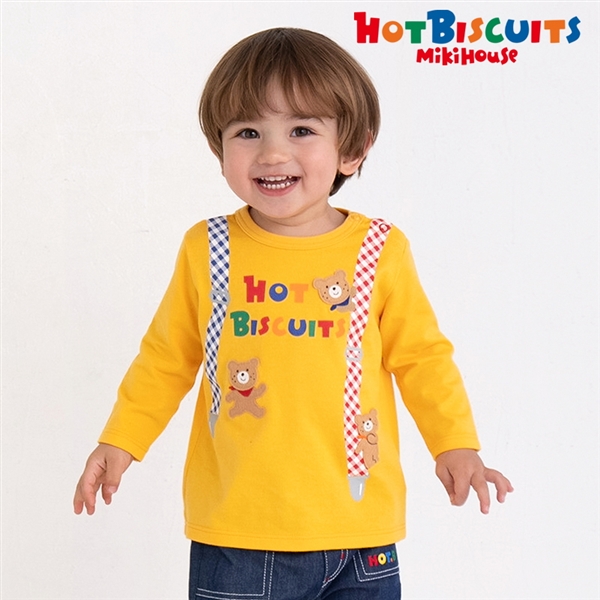 再値下!!【SALE】[キッズ]Ｔシャツ　イエロー　[ミキハウス　ホットビスケッツ] イエロー 100cm