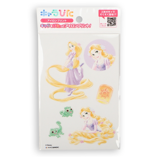ディズニープリンセス　アイロンプリントシート　はがきサイズ