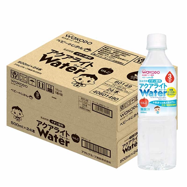 [ケース販売]アクアライトWater  りんご 500ml×24本