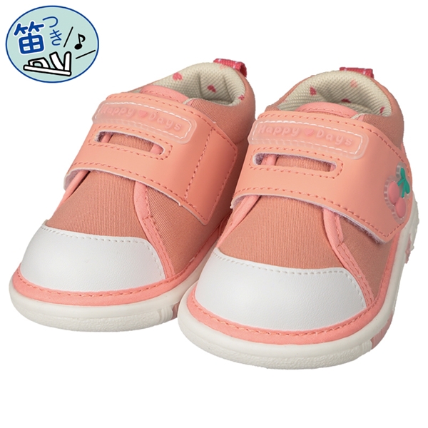 【SALE】[12.0～14.0cm]笛付きシューズ　ピンク ピンク 12.0cm