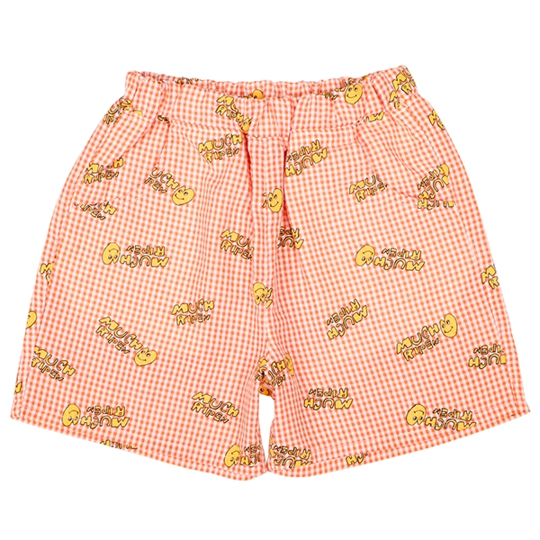 【SALE】[ベビー]チェックショートパンツＰＣＨＹ×mahochan オレンジ オレンジ 80cm