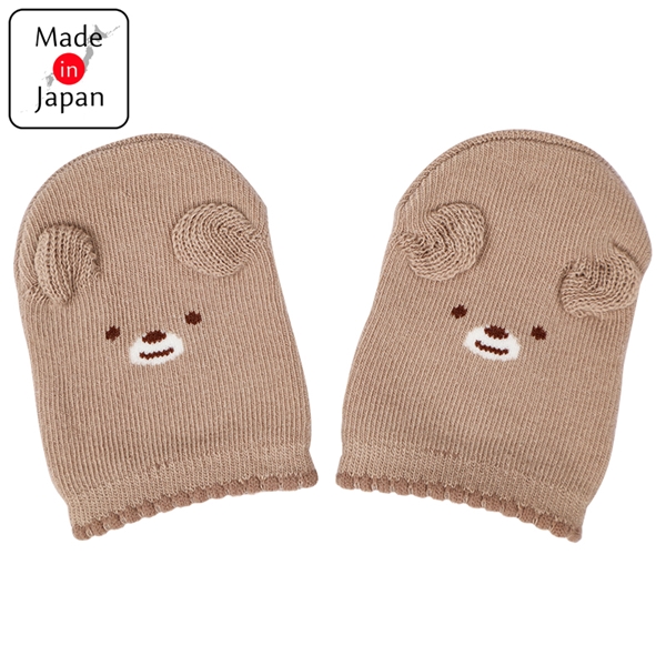 はずれにくいミトン　くま　ブラウン ブラウン 50cm
