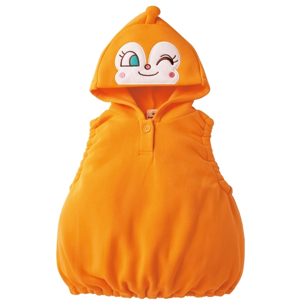 再値下!!【SALE】[ベビー]なりきりベスト　ドキンちゃん オレンジ 90cm