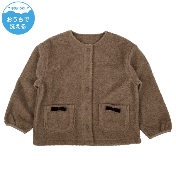【SALE】[キッズ]ボンディングジャケット ブラウン ブラウン 100cm