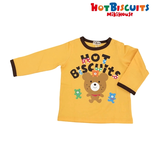 [キッズ] Ｔシャツ イエロー　[ミキハウス　ホットビスケッツ] イエロー 100cm