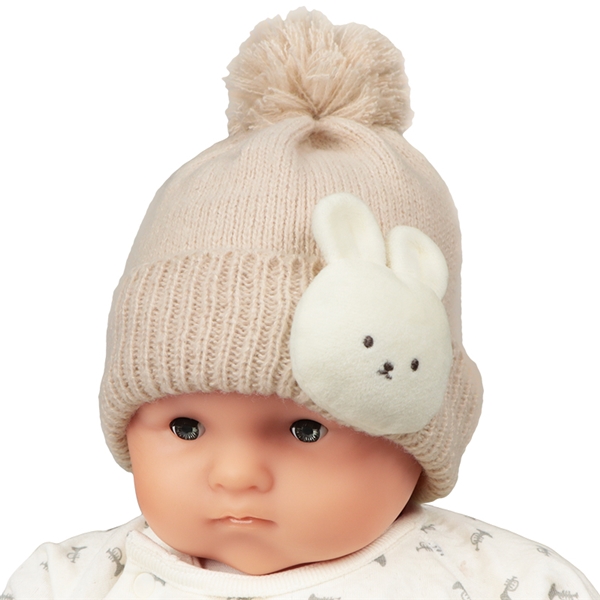 【SALE】[42~48cm]ニット帽　アニモチ グレー グレー 44~46cm