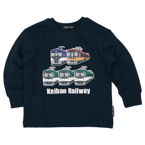再値下!!【SALE】[キッズ]２５ＨＨ裏毛京阪集合トレ－ナ－ ネイビー ネイビー 100cm