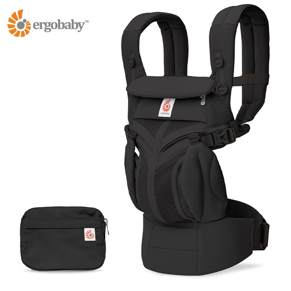 オムニクラシックメッシュ オニキスブラック 抱っこ紐 OMNI Classic Mesh Ergobaby(エルゴベビー) ブラック