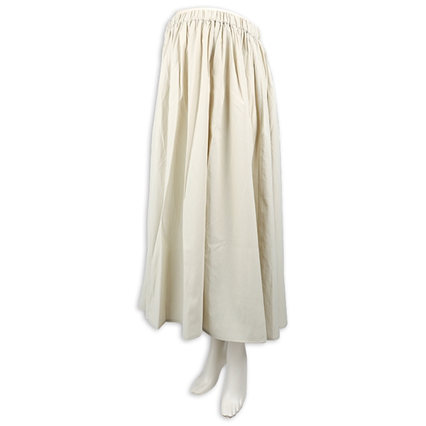【SALE】ギャザースカート　アイボリー アイボリー M