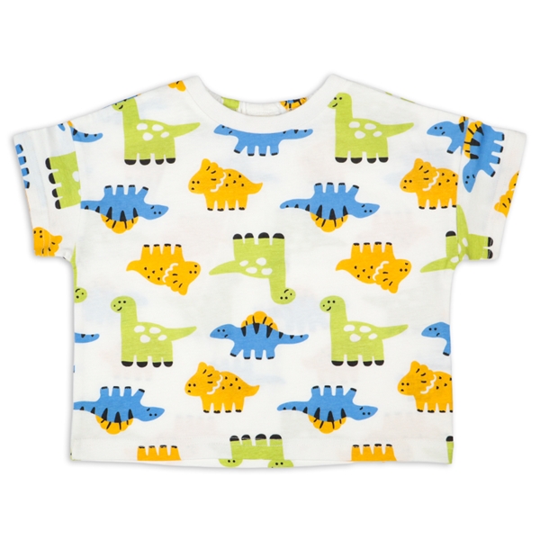 【SALE】[ベビー]半袖　Ｔシャツ　総柄　グリーン グリーン 70cm