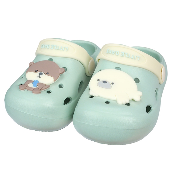 [13.0~16.0cm]コロンとしたＥＶＡサンダル　サックス サックス 13.0cm
