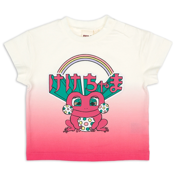 【SALE】[ベビー]プリントTシャツ　けけちゃま ホワイト 80cm