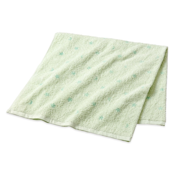 [正方形]ふわふわ湯上がりタオル 90×90cm グリーン グリーン 90×90cm