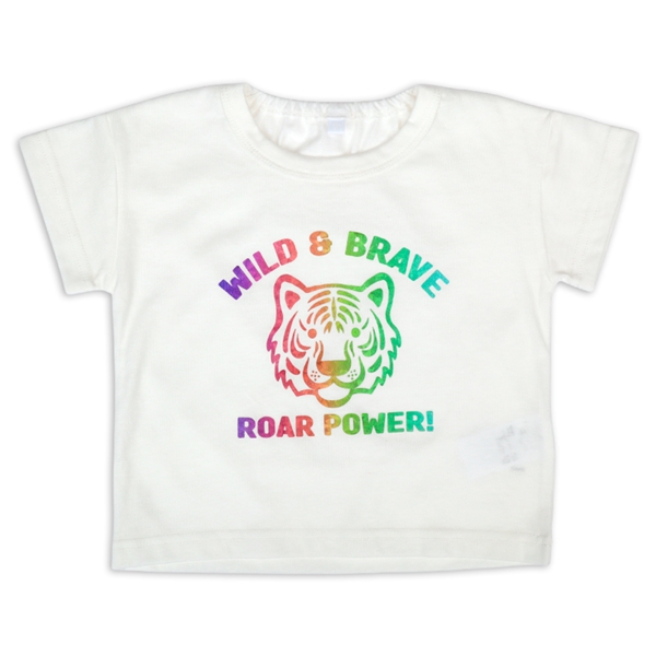 [ベビー]半袖TシャツBOY　オフホワイト オフホワイト 80cm