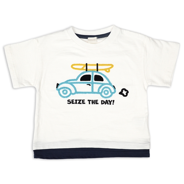 【SALE】[キッズ]半袖Ｔシャツ　ラインサガラ　オフホワイト オフホワイト 120cm
