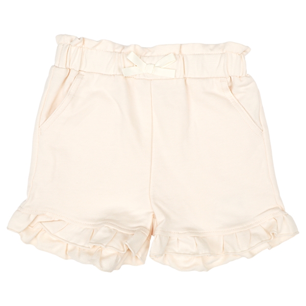 【SALE】[キッズ]ショートパンツ　裾フリル　アイボリー アイボリー 100cm