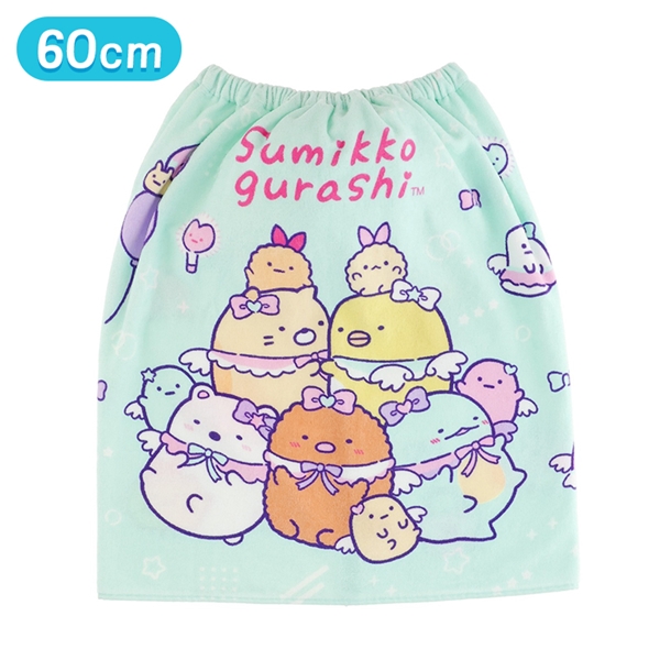 【SALE】巻きタオル すみっコぐらしめざせアイドル 60cm丈 60cm丈