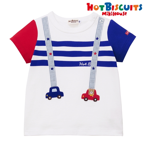 【SALE】[キッズ] Ｔシャツ ホワイト[ミキハウス　ホットビスケッツ] ホワイト 110cm