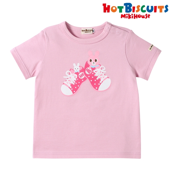 【SALE】[キッズ] Ｔシャツ ラベンダー[ミキハウス　ホットビスケッツ] ラベンダー 100cm