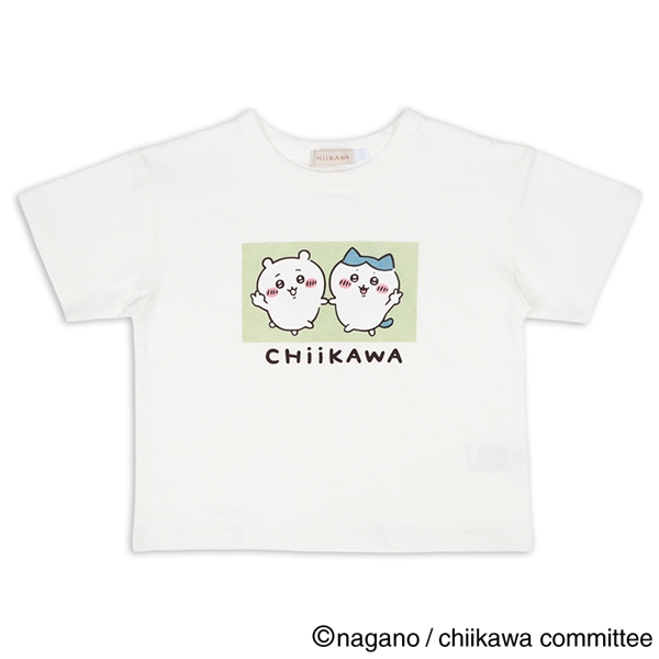 【SALE】【アニメちいかわ】[キッズ]ちいかわ　半袖Tシャツ　オフホワイト オフホワイト 110cm