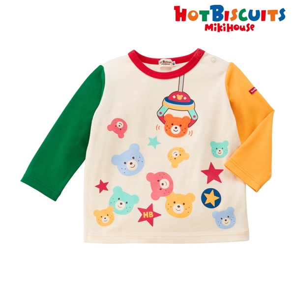 [ベビー] Ｔシャツ マルチカラー[ミキハウス　ホットビスケッツ] マルチカラー 80cm