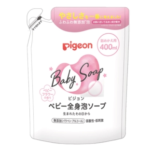 全身泡ソープ ベビーフラワーの香り 詰めかえ用 400ml