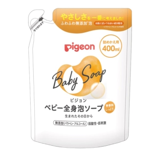 全身泡ソープ 無香料 しっとり 詰めかえ用 400ml