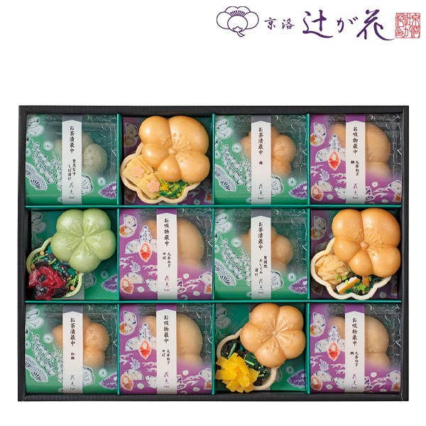京都・辻が花 お茶漬・お吸物最中詰合せB YTー40 (内祝いギフト)