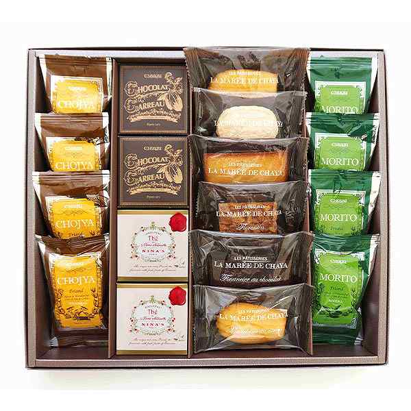 焼菓子とＮＩＮＡ’Ｓ紅茶の詰合せ＜１８個入＞　(内祝いギフト) 送料当社負担
