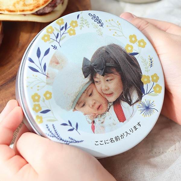 写真入り紅茶缶  (お祝いギフト)  送料込み