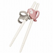 はじめておはし 右手用 りす ピンク