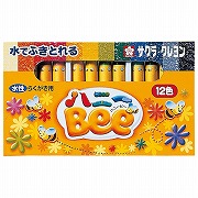 サクラクレパス クレヨン水性12色 ハニーBee
