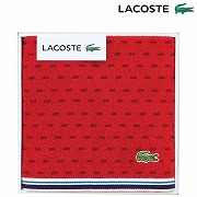 ラコステ　スポーツタオル LS15175　レッド　(内祝いギフト)