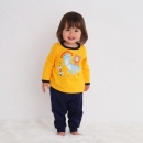 【SALE】[ベビー]ルームウェア　イエロー　[ミキハウス　ホットビスケッツ]
