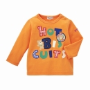 再値下!!【SALE】[ユニセックス][ベビー]Ｔシャツ　オレンジ　[ミキハウス　ホットビスケッツ]
