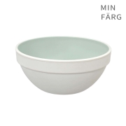 MIN FARG(ミン・ファーリ) スタッグ ボウル ホワイト／グリーン