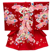 【お取り寄せ】女児祝着　桜―２２１