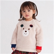 再値下!!【SALE】[キッズ]トレーナー　アイボリー　[ミキハウス　ホットビスケッツ]