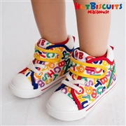 【SALE】[14.0～16.0cm] セカンドベビーシューズ マルチカラー　[ミキハウス　ホットビスケッツ]