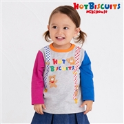 再値下!!【SALE】[キッズ]Ｔシャツ　マルチカラー　[ミキハウス　ホットビスケッツ]
