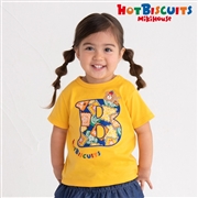 【SALE】[ベビー]Ｔシャツ　イエロー　[ミキハウス　ホットビスケッツ]