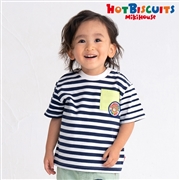 【SALE】[ベビー]  Ｔシャツ ネイビー　[ミキハウス　ホットビスケッツ]